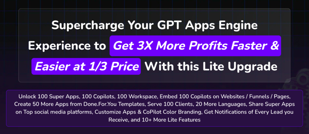 GPT Apps Engine Lite