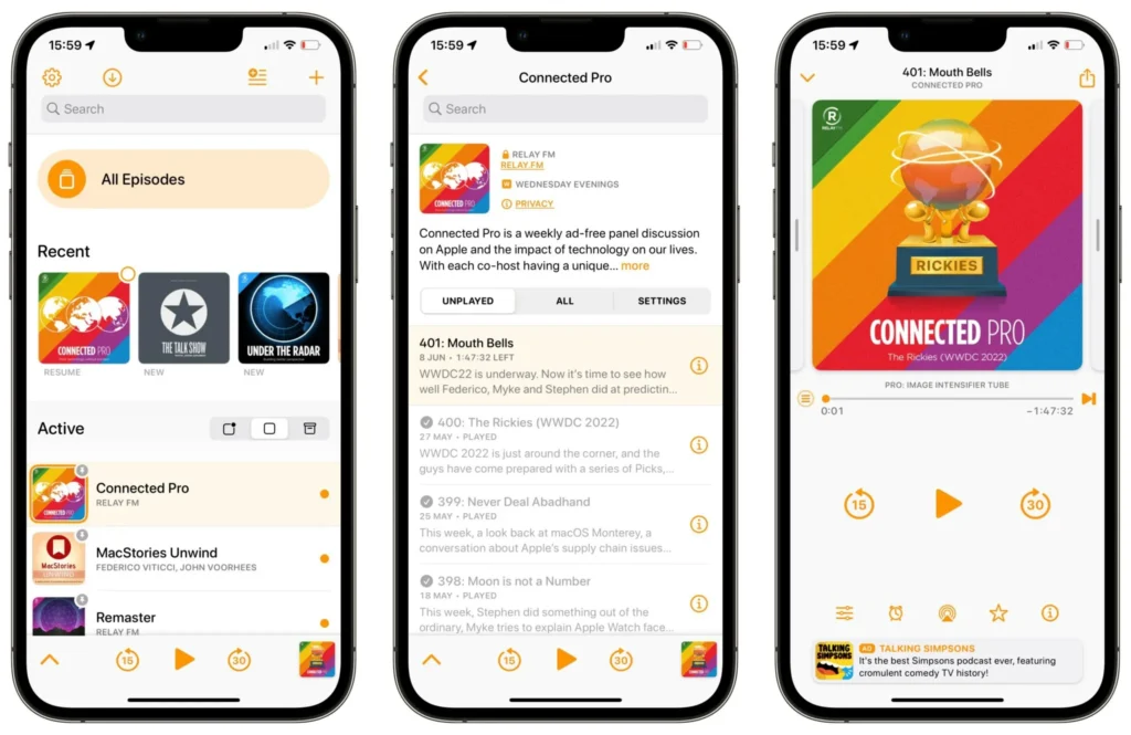 best app for podcasts Overcast