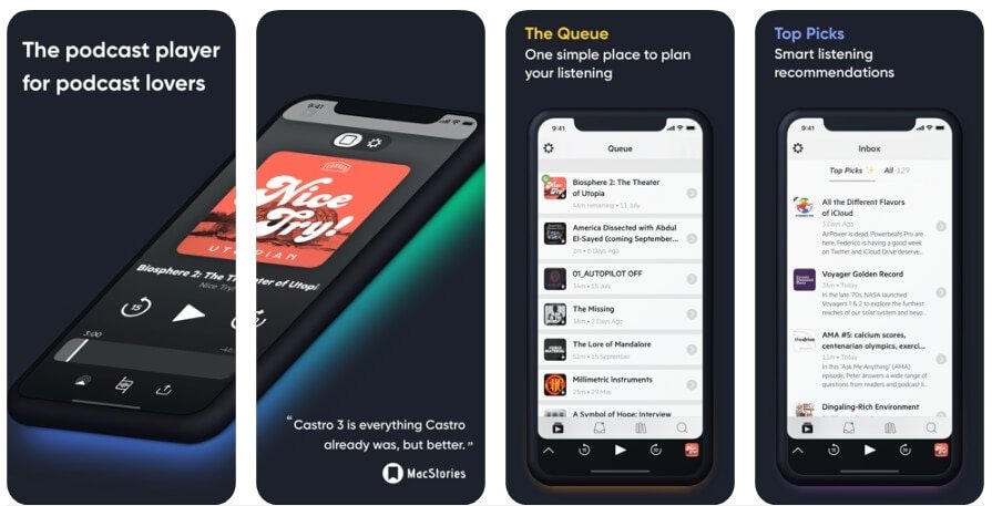Castro best app for podcasts