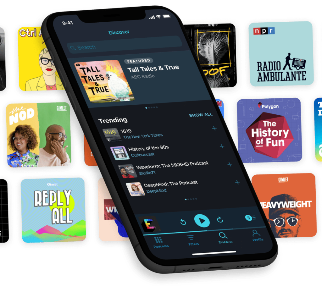 Pocket Casts, best app for podcasts
